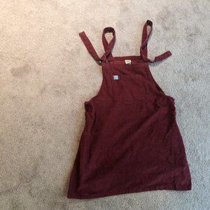 Lucy & Yak Corduroy Overall Pinafore Dress